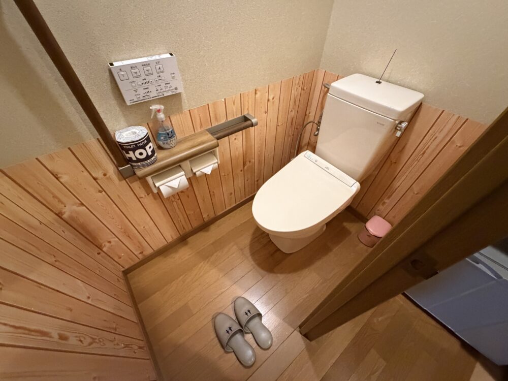 黒岩旅館の客室のトイレ