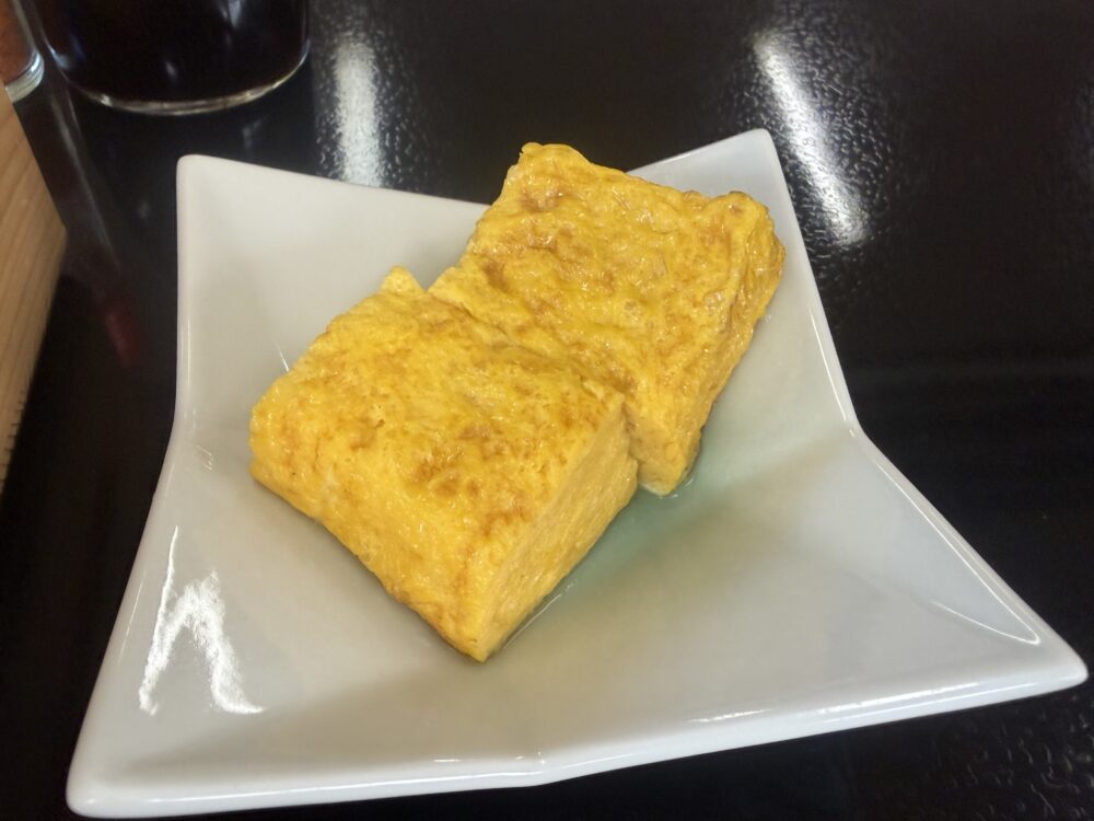 二岐温泉「柏屋旅館」さんの朝食の卵焼き
