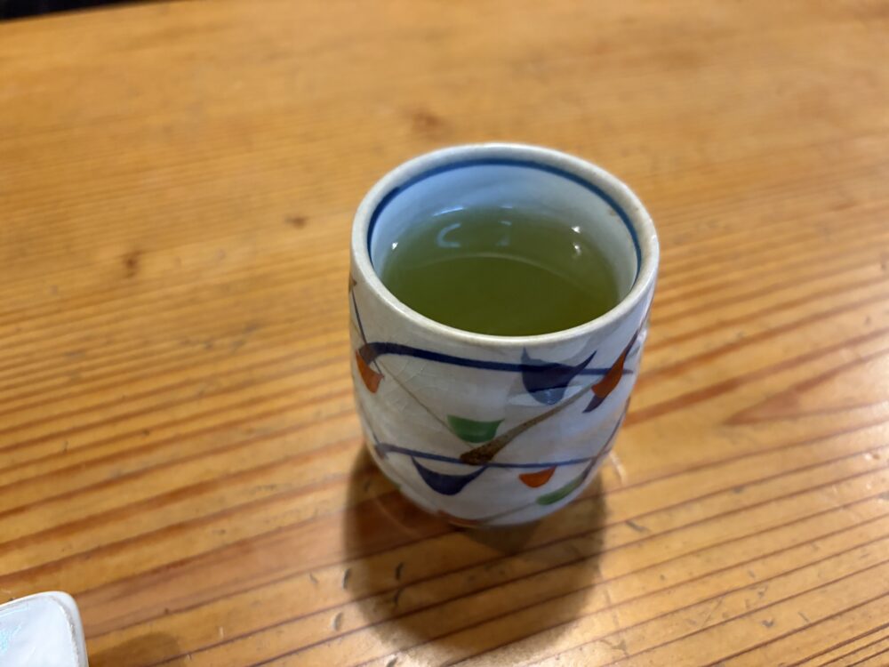 朝食のときのお茶