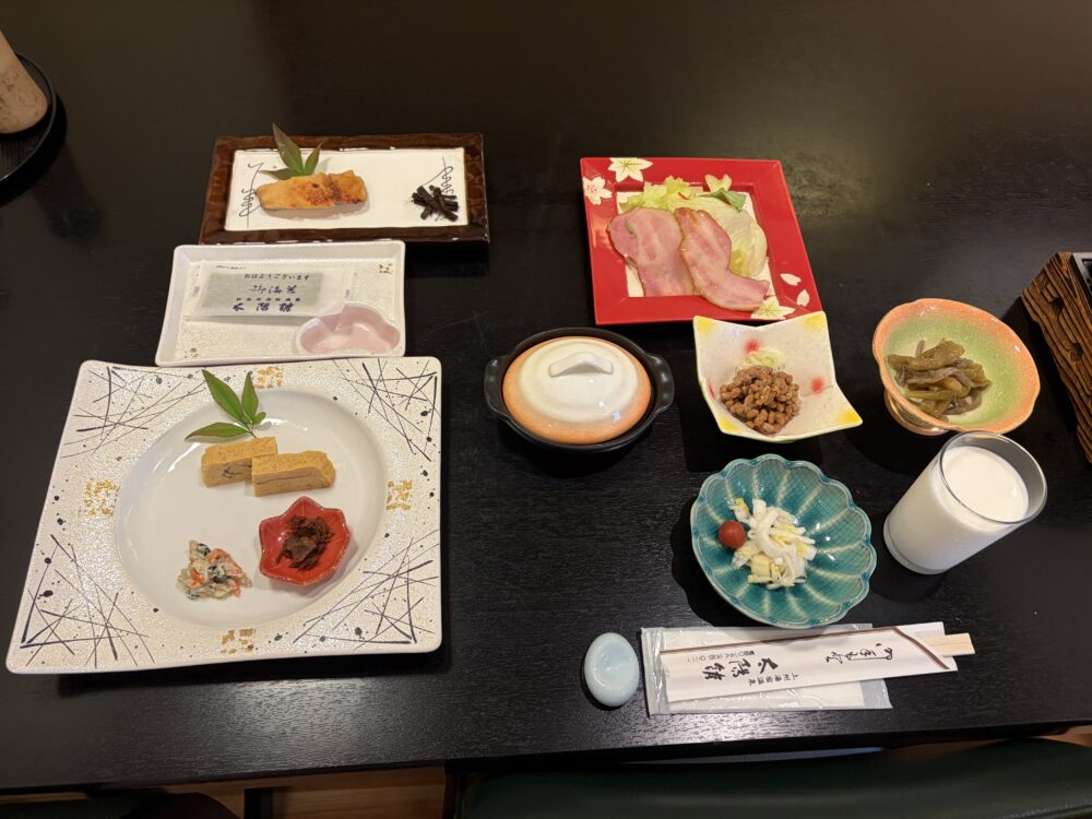 太陽館の朝食の和定食